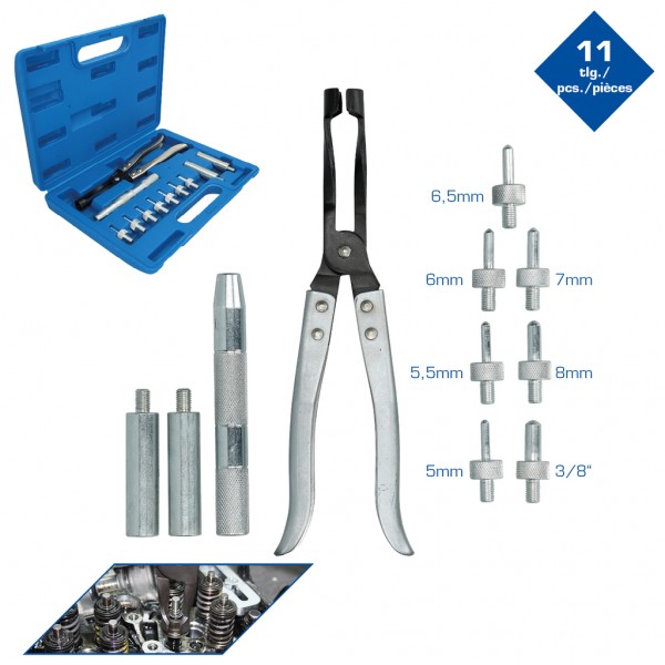 Brilliant Tools BT541100 Súprava na montáž a demontáž tesnení drieku ventily, 11-dielna